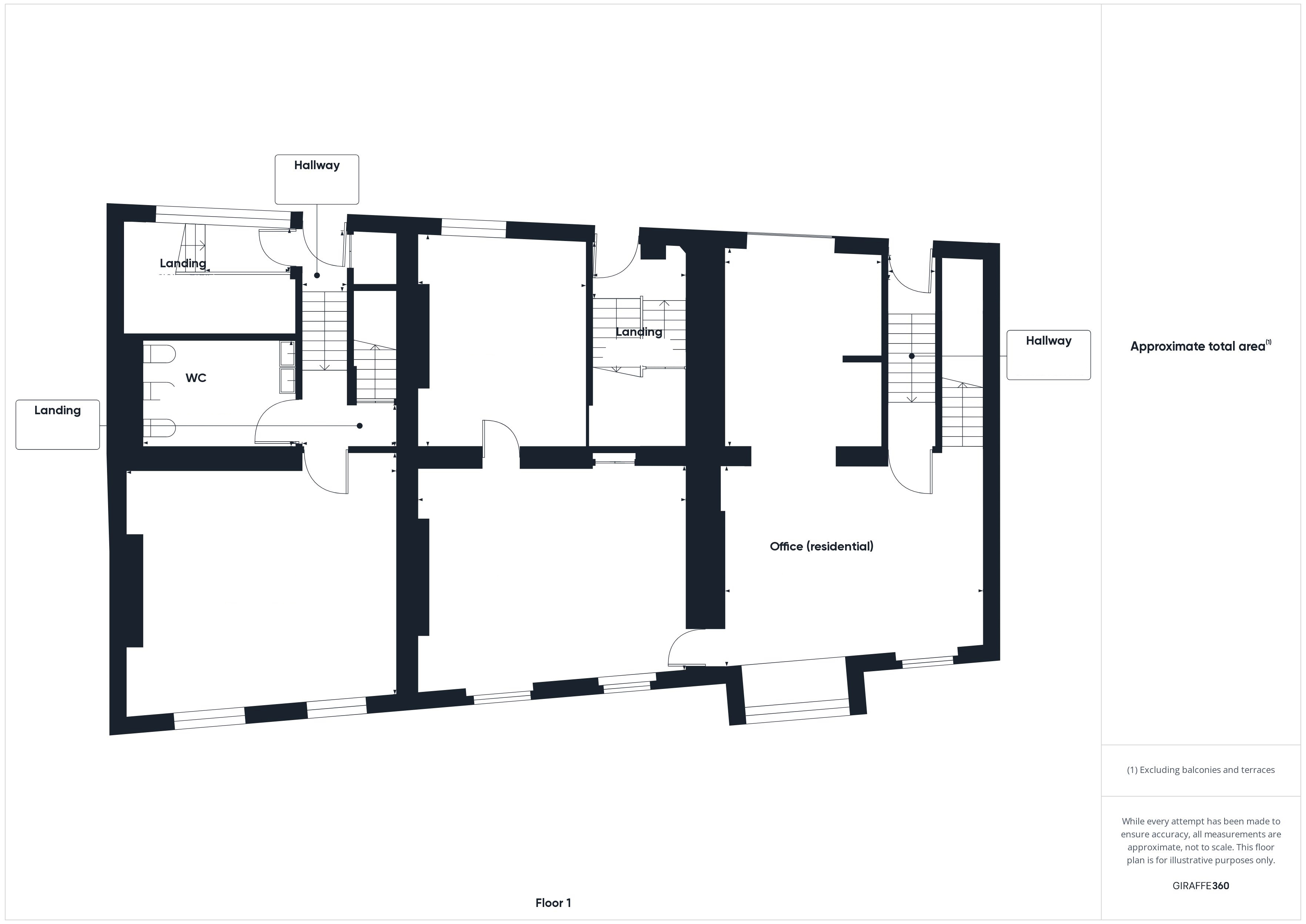 Lot: 19 - TOWN CENTRE COMMERCIAL UNIT FOR INVESTMENT - First Floor Floorplan